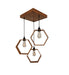 Buy Hanging Lights - Hexagram Brown Cluster Hanging Light by Symplify on IKIRU online store