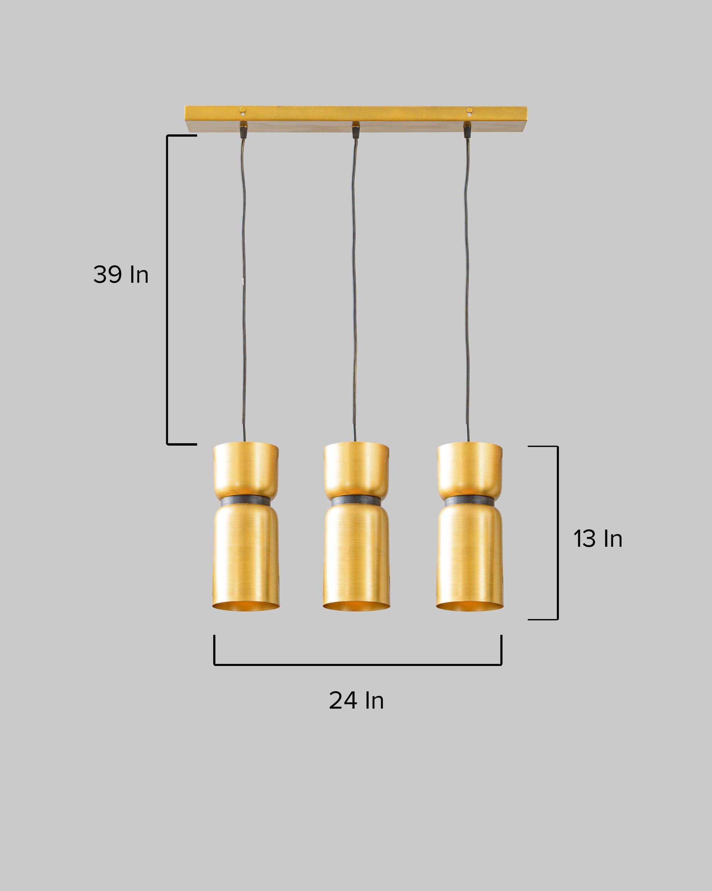 Buy Hanging Lights - Landon TRIO Pendant Light by House of Trendz on IKIRU online store