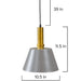 Buy Hanging Lights - Lucid Enamel Pendant Light by House of Trendz on IKIRU online store