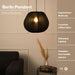 Buy Hanging Lights - Luxurious Berlin Hanging lamp | Chiffon Pendant Light For Home by Fig on IKIRU online store