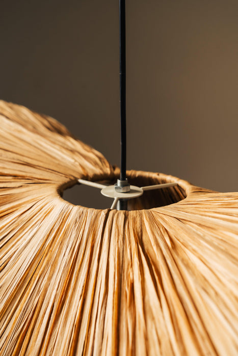 Buy Hanging Lights - Luxurious Grass Wave Hanging Lampshade | Rattan Pendant Light For Office & Home by Tesu on IKIRU online store