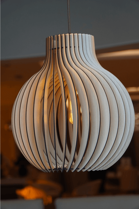 Buy Hanging Lights - Luxurious Timeless Treasure Hanging Lampshade | Wooden Pendant Light Fixture For Home & Office Decor by Teesha on IKIRU online store