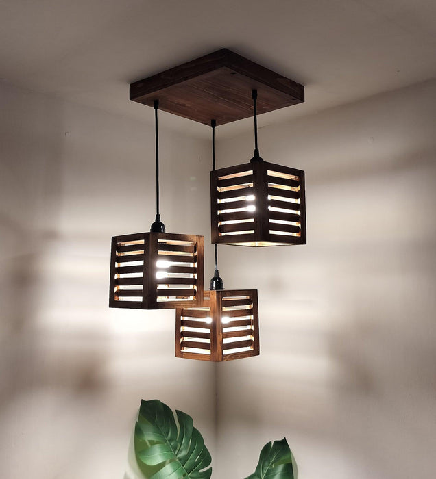 Buy Hanging Lights - Lyon Cluster Hanging Light | Pendant Lamps for Wall by Symplify on IKIRU online store