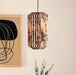 Buy Hanging Lights - Marble Print Drum Pendant Lamp | Hanging Lights by Fig on IKIRU online store