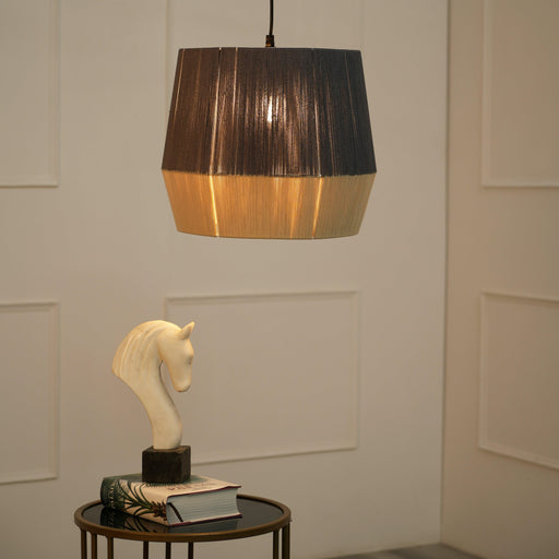 Buy Hanging Lights - Modern Ceiling Hanging Light Grey & White | Single Pendant lamp For Decor by Fig on IKIRU online store