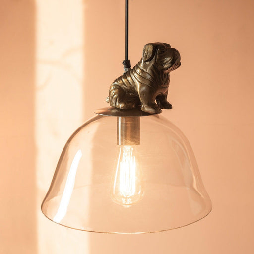 Buy Hanging Lights - Modern Pooch Glass Finish Pendant Hanging Lamp Light For Home Decor by Orange Tree on IKIRU online store
