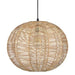 Buy Hanging Lights - Natural Cane Round Wicker Single Ceiling Hanging Pendant Light Lamp For Living Room by Fos Lighting on IKIRU online store