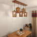 Buy Hanging Lights - Oblique Wooden 5 Series Hanging Light by Symplify on IKIRU online store