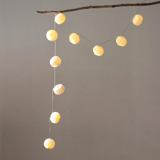 Buy Hanging Lights - Off White Tabla String Ball Hanging Light | Decorative Fairy Lights For Home & Party Decor by Fig on IKIRU online store