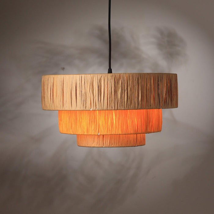 Buy Hanging Lights - Ombre Pendant Light | Hanging Lamp | Ceiling Lampshade by Fig on IKIRU online store