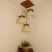 Buy Hanging Lights - Propel Brown Wooden Cluster Hanging Light by Symplify on IKIRU online store