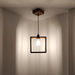 Buy Hanging Lights - Quattro Brown Wooden Single Hanging Light by Symplify on IKIRU online store