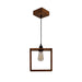 Buy Hanging Lights - Quattro Brown Wooden Single Hanging Light by Symplify on IKIRU online store