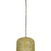 Buy Hanging Lights - Rustic Knitted Mesh Drum Pendant Light | Golden Hanging Lamp For Living Room by Fos Lighting on IKIRU online store