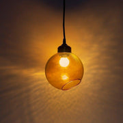 Buy Hanging Lights - Sela Yellow Glass Pendant Lamp | Decorative Hanging Light For Home & Office by Home4U on IKIRU online store