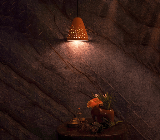 Buy Hanging Lights - sparkle terracotta lighting by Trance Terra on IKIRU online store