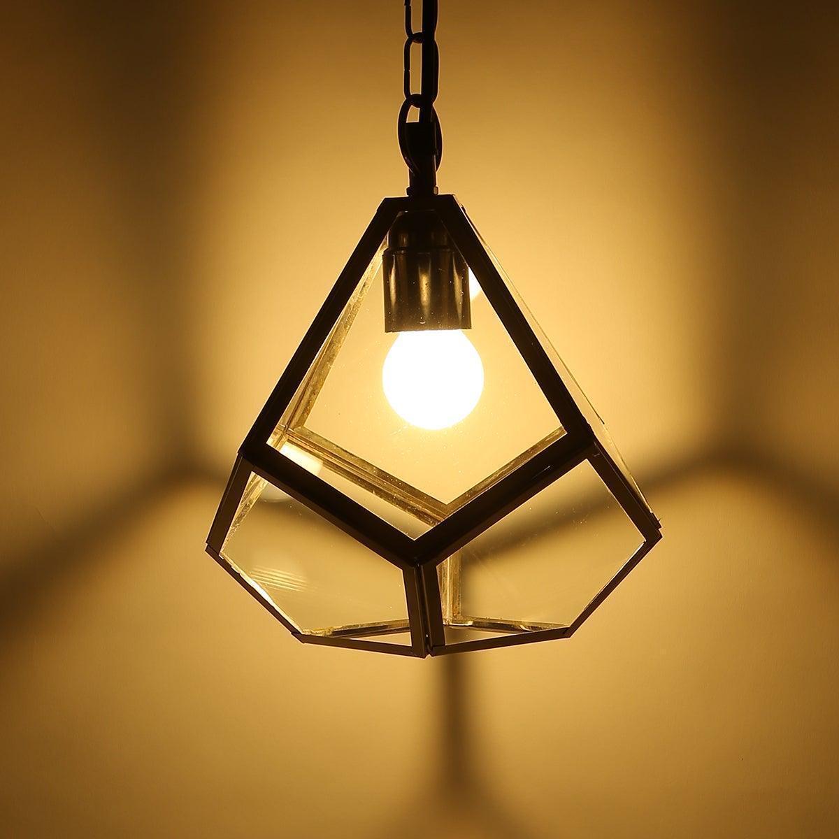 Buy Hanging Lights - Stylish Hanging Lamp | Geometric Pendant Light For Decor by Home4U on IKIRU online store