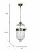 Buy Hanging Lights - Traditional Floral Etched Metal Single Ceiling Pendant Hanging Light by Fos Lighting on IKIRU online store