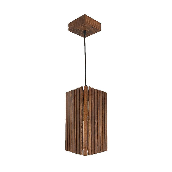 Buy Hanging Lights - Trika Wooden Single Hanging Light for Home Decor | Ceiling Lamp by Symplify on IKIRU online store