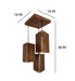 Buy Hanging Lights - Trikona Cluster Hanging Light | Wooden Pendant Lamps by Symplify on IKIRU online store