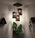 Buy Hanging Lights - Trikona Cluster Hanging Light | Wooden Pendant Lamps by Symplify on IKIRU online store