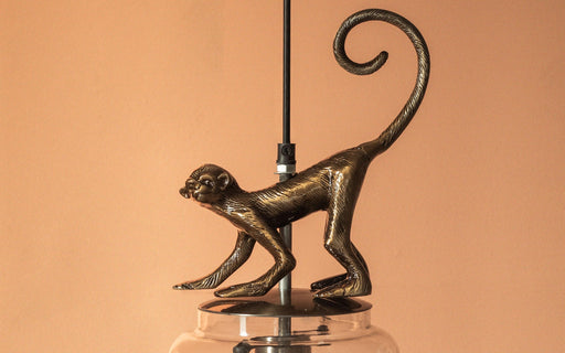 Buy Hanging Lights - Unique Glass Finish Monkey Hanging Lamp Light For Study Room & Home by Orange Tree on IKIRU online store