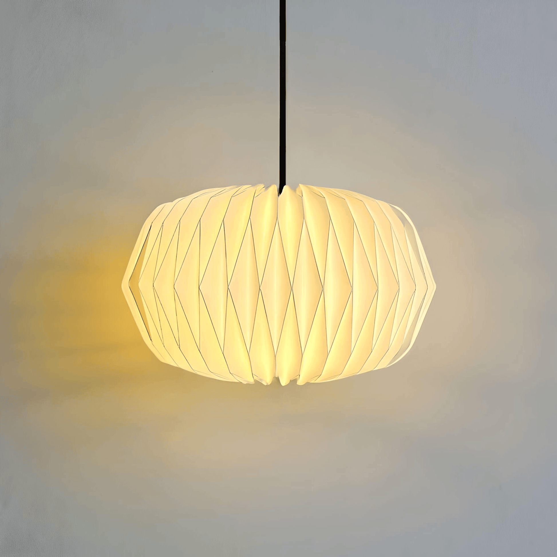 Buy Hanging Lights - Velocity Origami Ceiling Hanging Light | Foldable Paper Lantern Light by Fig on IKIRU online store