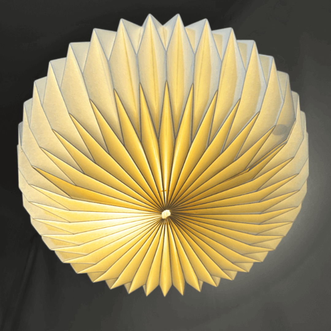 Buy Hanging Lights - Velocity Origami Ceiling Hanging Light | Foldable Paper Lantern Light by Fig on IKIRU online store