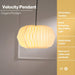 Buy Hanging Lights - Velocity Origami Ceiling Hanging Light | Foldable Paper Lantern Light by Fig on IKIRU online store