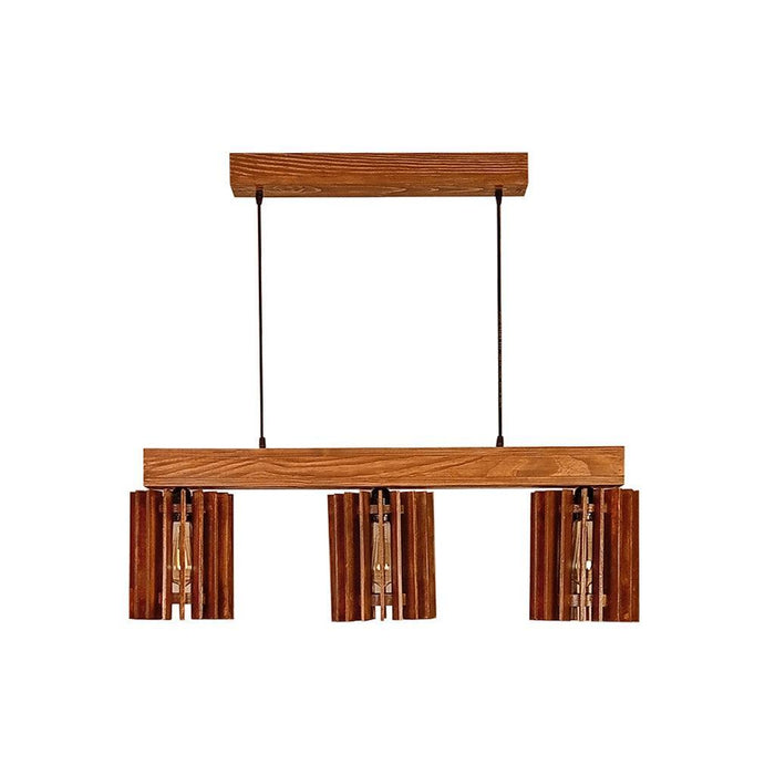 Buy Hanging Lights - Ventus Brown 3 Series Hanging Light for Decor | Ceiling Pendant Lamps by Symplify on IKIRU online store