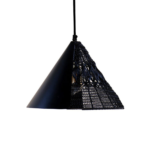 Buy Hanging Lights - Warind Handcrafted Upward Cone Hanging Lamp | Pendant Light by Home Blitz on IKIRU online store