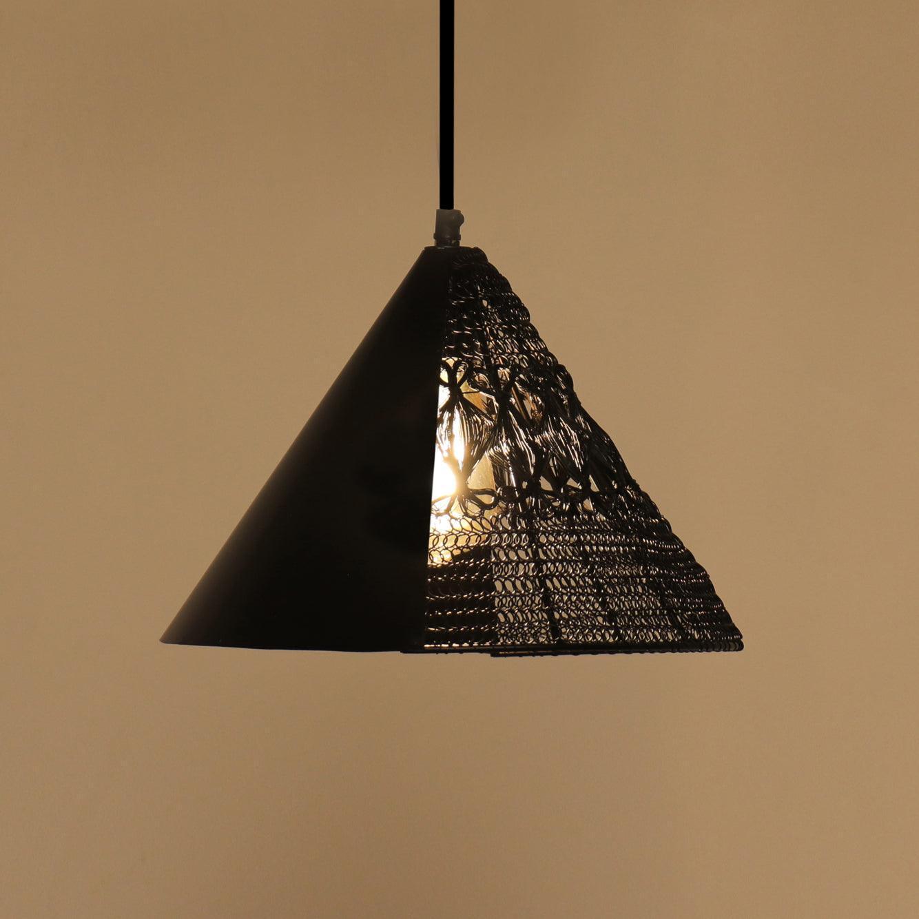 Buy Hanging Lights - Warind Handcrafted Upward Cone Hanging Lamp | Pendant Light by Home Blitz on IKIRU online store