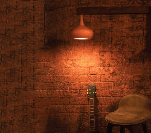 Buy Hanging Lights - Wine Terracotta Pendant Light For Living Room by Trance Terra on IKIRU online store