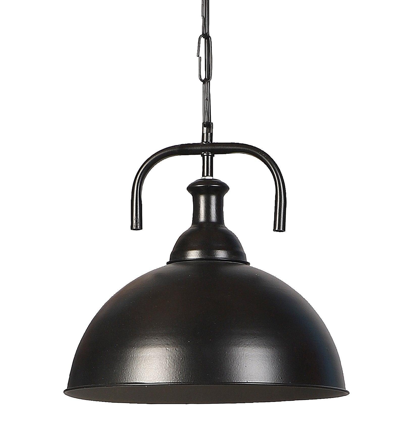 Buy Hanging Lights - Zendoz Minimal Hanging Light | Black Metallic Pendant Lampshade For Home & Office by ELIANTE by Jainsons Lights on IKIRU online store