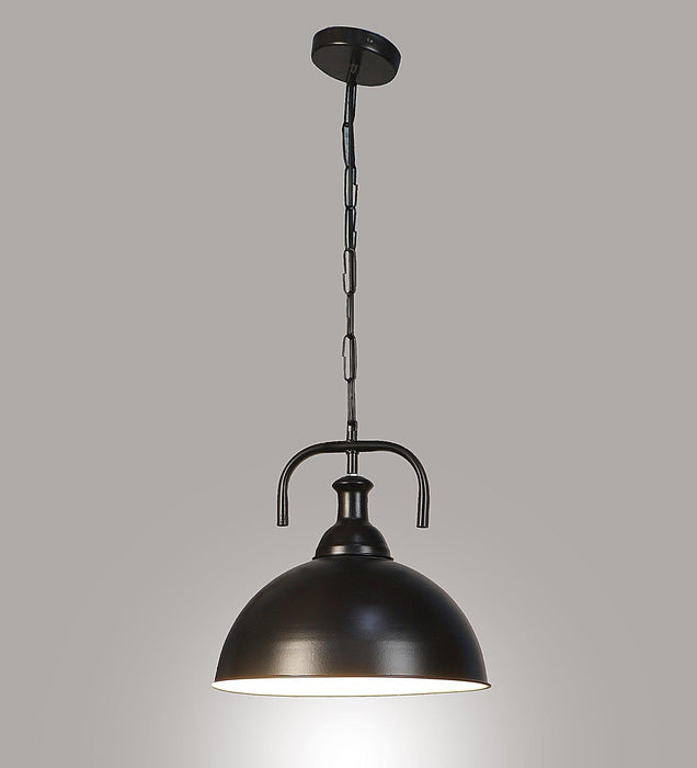 Buy Hanging Lights - Zendoz Minimal Hanging Light | Black Metallic Pendant Lampshade For Home & Office by ELIANTE by Jainsons Lights on IKIRU online store