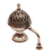 Buy Incense Burner & Holder - Golden Brass Lobaan Dhoop Daan With Handle For Puja Essentials by Amaya Decors on IKIRU online store