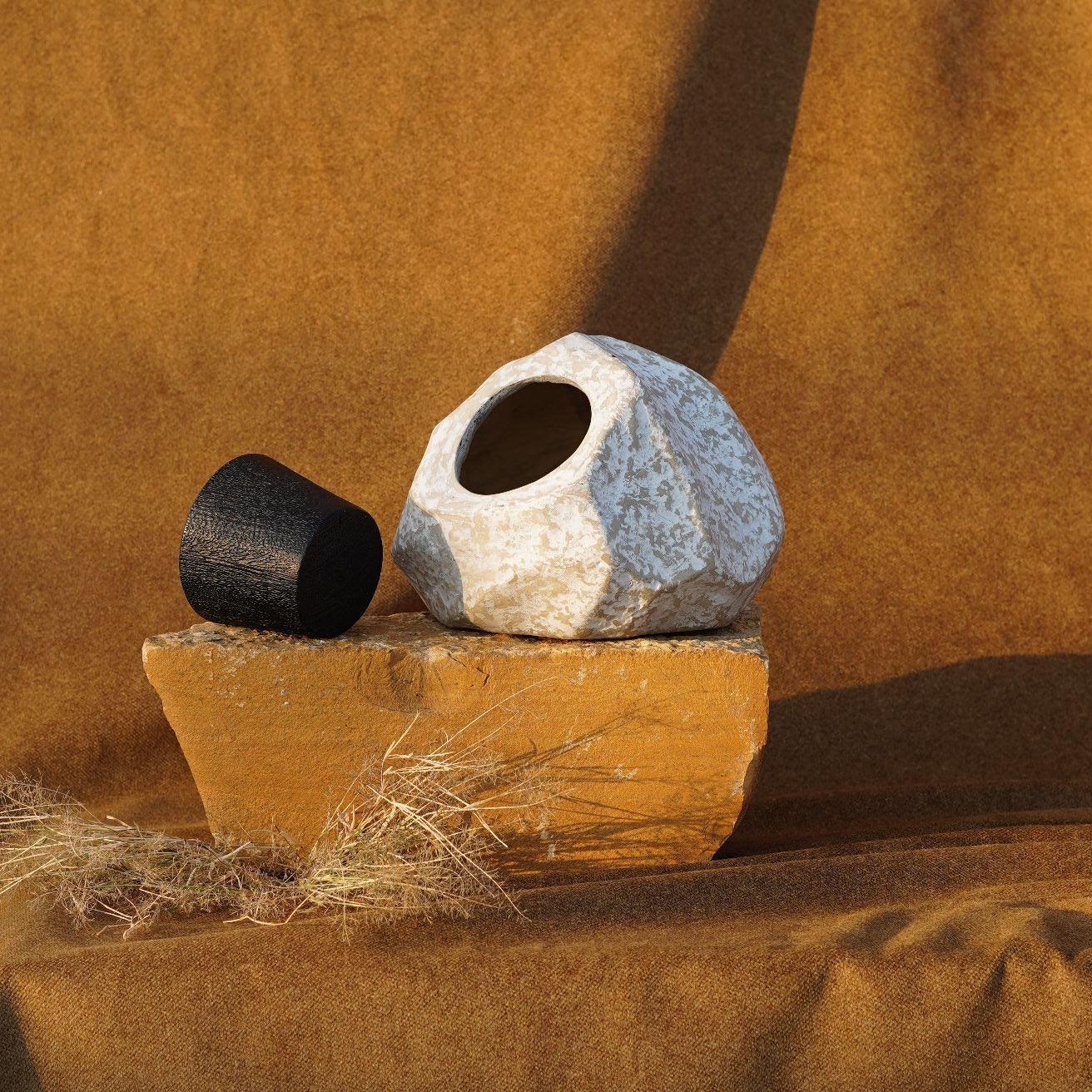 Buy Jars Selective Edition - Harappa Paper Mache Jar by Anantaya on IKIRU online store