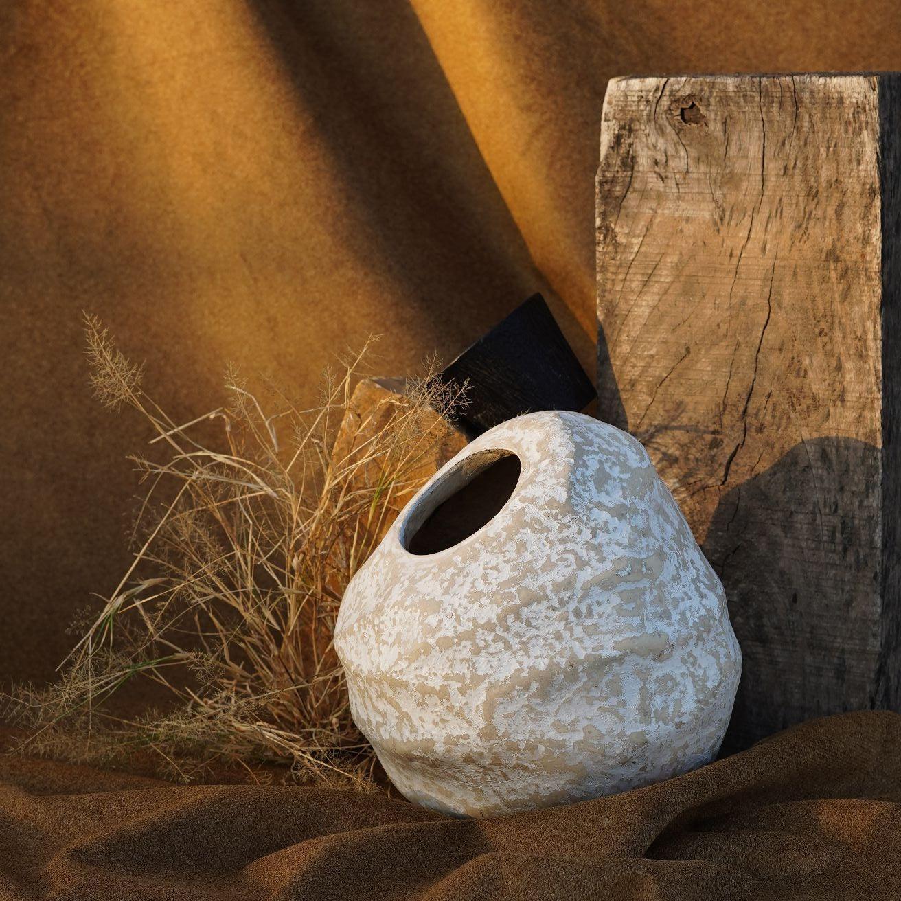 Buy Jars Selective Edition - Harappa Paper Mache Jar by Anantaya on IKIRU online store