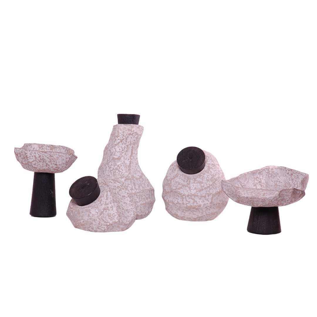 Buy Jars Selective Edition - Harappa Paper Mache Jar by Anantaya on IKIRU online store