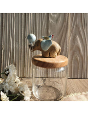 Buy Jars - The Elephant Topped Jar for Kitchen | Glass Storage Container by The ASF shop on IKIRU online store