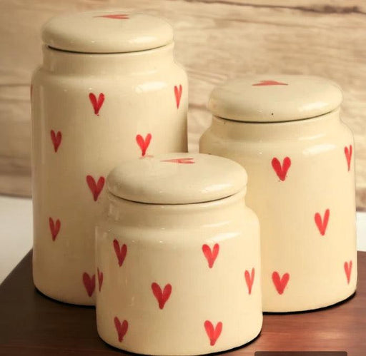 Buy Jars - The Hearty Jar Set for Kitchen | Ceramic Jar for Achar by Ceramic Kitchen on IKIRU online store