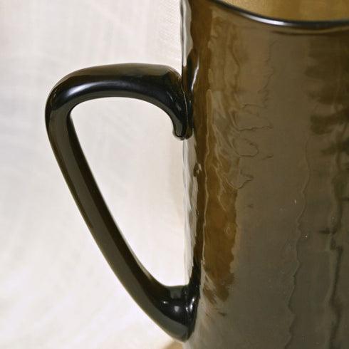 Buy Jugs - Brown Hammered Glass Pitcher by Muun Home on IKIRU online store