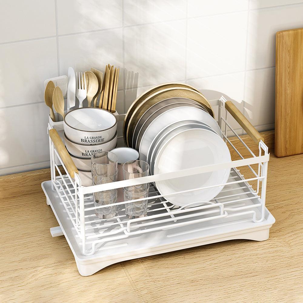 Buy Kitchen storage/organiser - Steel Single Layer Utensils Holder | Multipurpose Dish Rack Stand For Home & Kitchen by Arhat Organizers on IKIRU online store