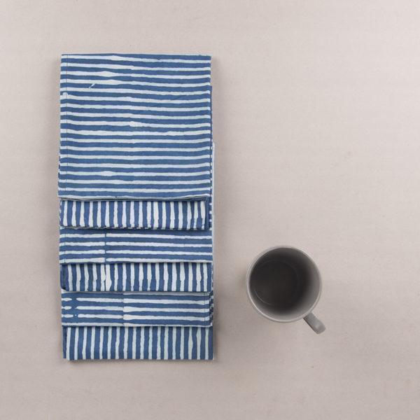 Buy Kitchen Utilities - Cotton Striped Basik Napkin Set Of 6 | Quick Dry Hand Towel For Kitchen Utilities by Rayden on IKIRU online store