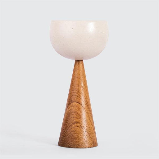 Buy Kitchen Utilities Selective Edition - UT Ceramic & Wood Oil Lamp Stand | Candle Holder For Home Decor by Rayden on IKIRU online store