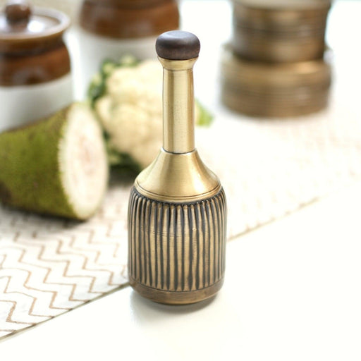 Buy Kitchen Utilities - Umead Antique Brass Oil Storage Bottle | Golden Kitchen Essentials For Home by Courtyard on IKIRU online store