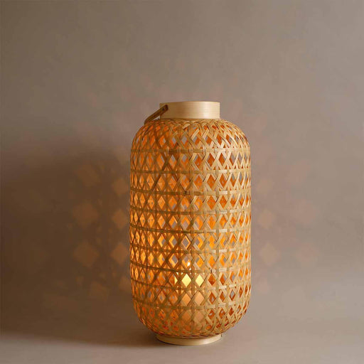 Buy Lantern - Illuma Bamboo Lantern | Hanging Candle Holder by Home4U on IKIRU online store