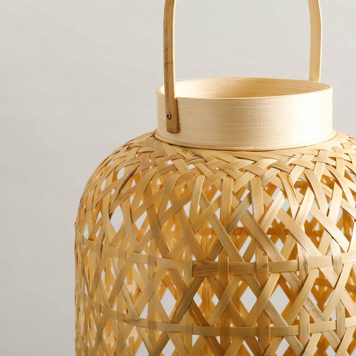 Buy Lantern - Illuma Bamboo Lantern | Hanging Candle Holder by Home4U on IKIRU online store