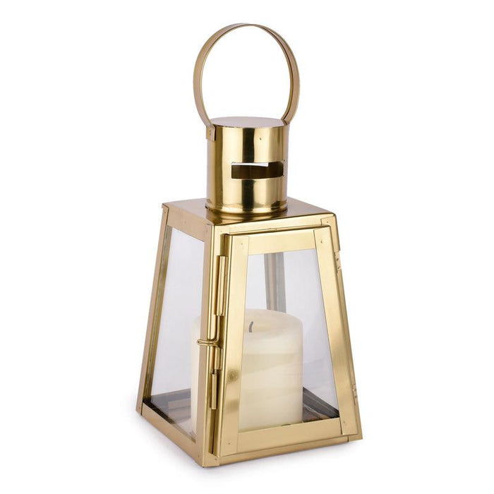Buy Lantern - Stand Golden Hanging Lantern | Decorative Tealight Candle Holder For Home Decor by Manor House on IKIRU online store