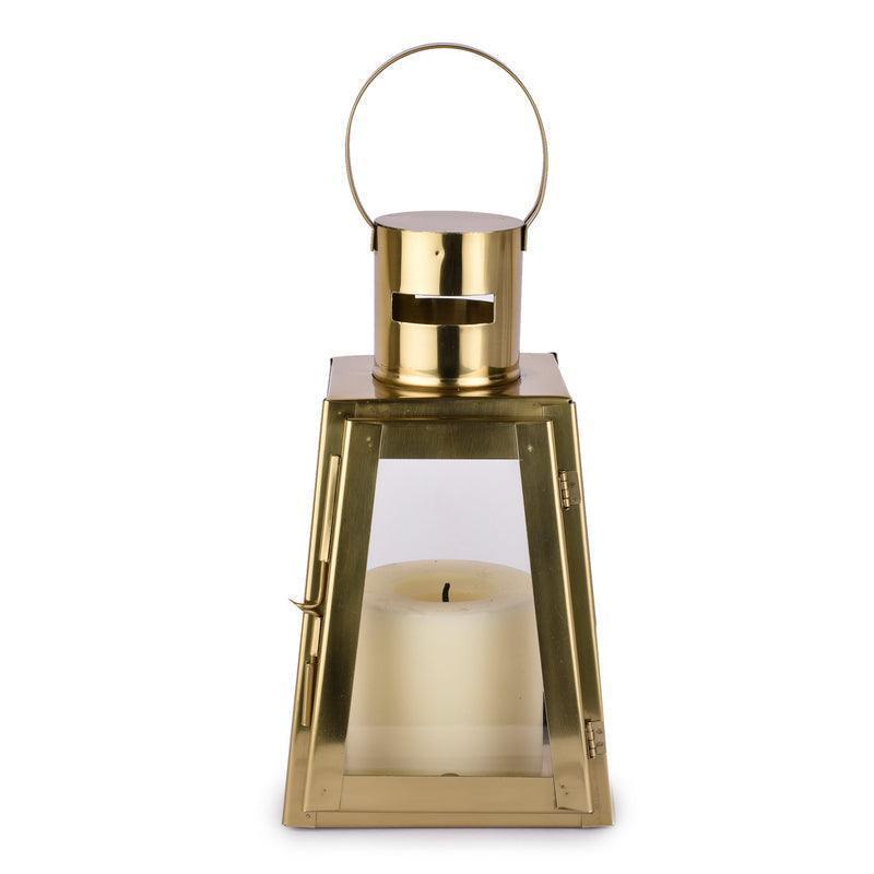 Buy Lantern - Stand Golden Hanging Lantern | Decorative Tealight Candle Holder For Home Decor by Manor House on IKIRU online store